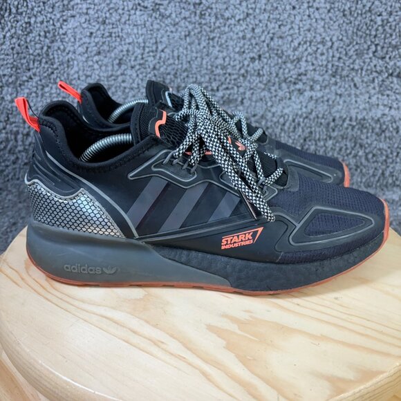 Adidas Shoes ZX 2k Boost Marvel Stark Industries Mens Size 10 Iron Man Sneakers - Picture 3 of 8